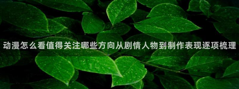 2026虫虫漫画在线阅读：动漫怎么看值得关注哪些方向从剧情人物到制作表现逐项梳理配图